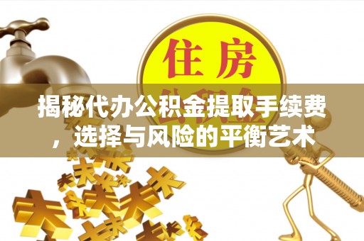 桓仁揭秘代办公积金提取手续费，选择与风险的平衡艺术