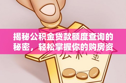 桓仁揭秘公积金贷款额度查询的秘密，轻松掌握你的购房资金